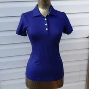 Nike Golf Tour Performance DRI-FIT ButtonUp Shirt Monarch Beach Logo Left Sleeve